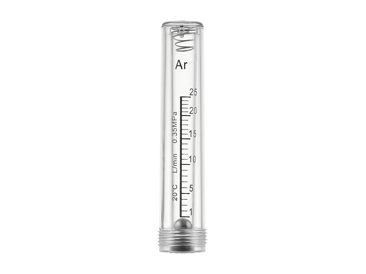 Ротаметр—колба для смесителя Ar/CO2—2Р (Ar 0-25л/мин)