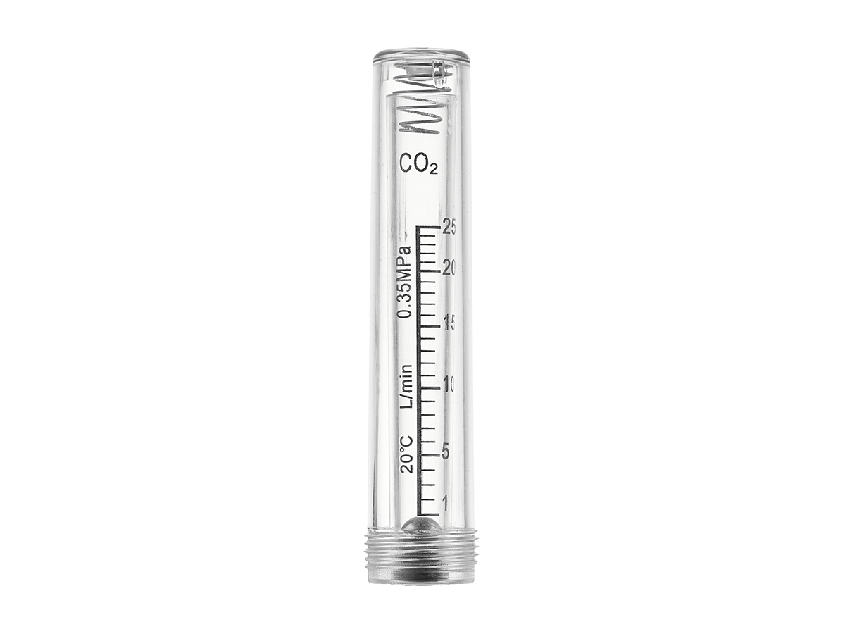 Ротаметр—колба для смесителя Ar/CO2—4Р (CO2 0-25л/мин)