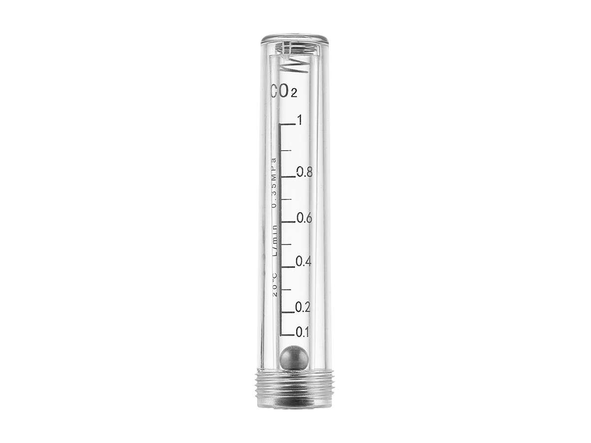 Ротаметр—колба для смесителя Ar/CO2—4Р (CO2 0-1л/мин)