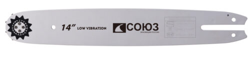 Пильная шина 14" СОЮЗ, паз 1,3мм, 3/8", 52зв, хвостовик POH(OREGON K095/A095)