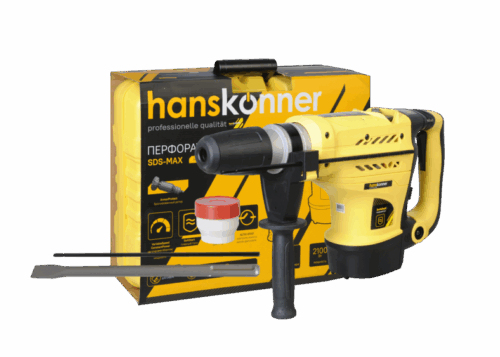 Перфоратор SDS MAX Hanskonner PLATINUM HRH2145MVE