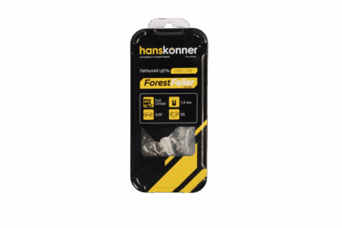 Цепь 3/8"-1,3 мм -55 зв., квадратный зуб, Hanskonner