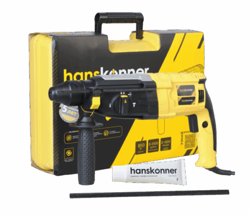 Перфоратор SDS Plus Hanskonner HRH0828RE